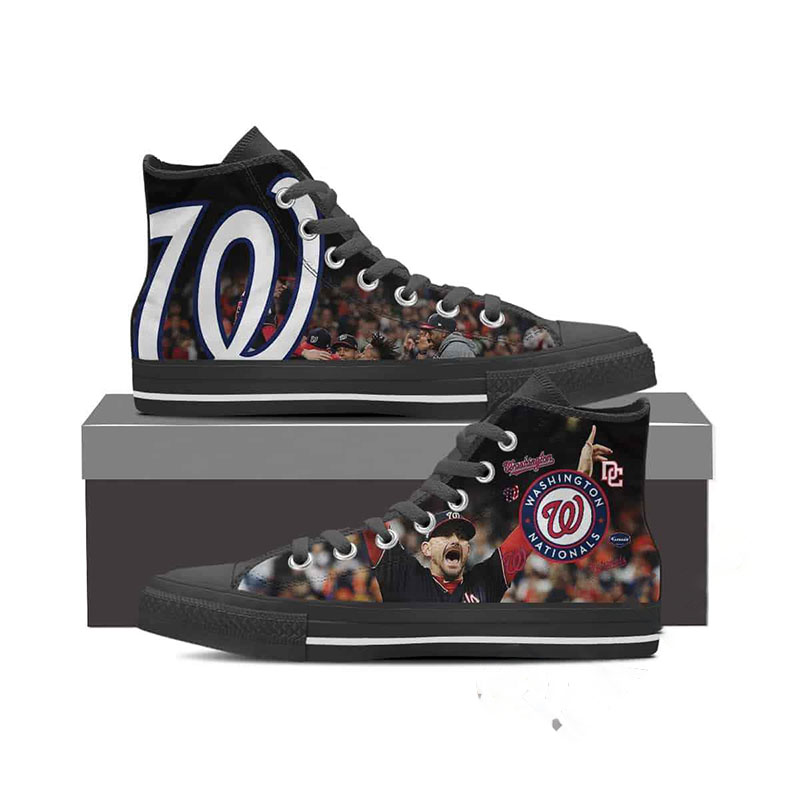 Washington Nationals 2019 World Series Champions High Top Shoes