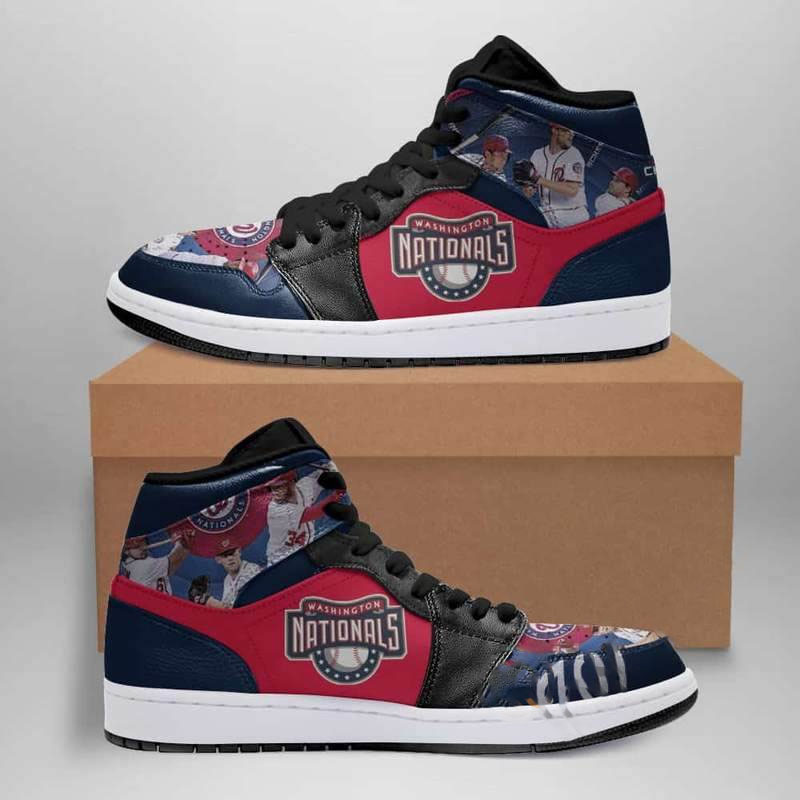 Washington Nationals 2019 World Series Champions Custom Air Jordan Shoes