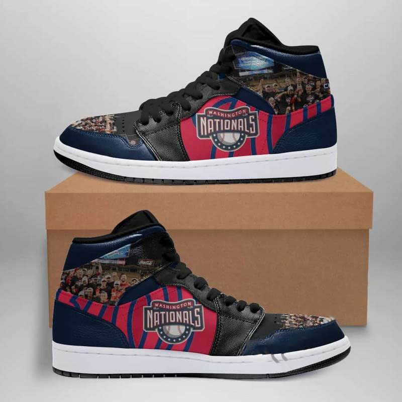 Washington Nationals 2019 World Series Champions Custom Air Jordan Shoes