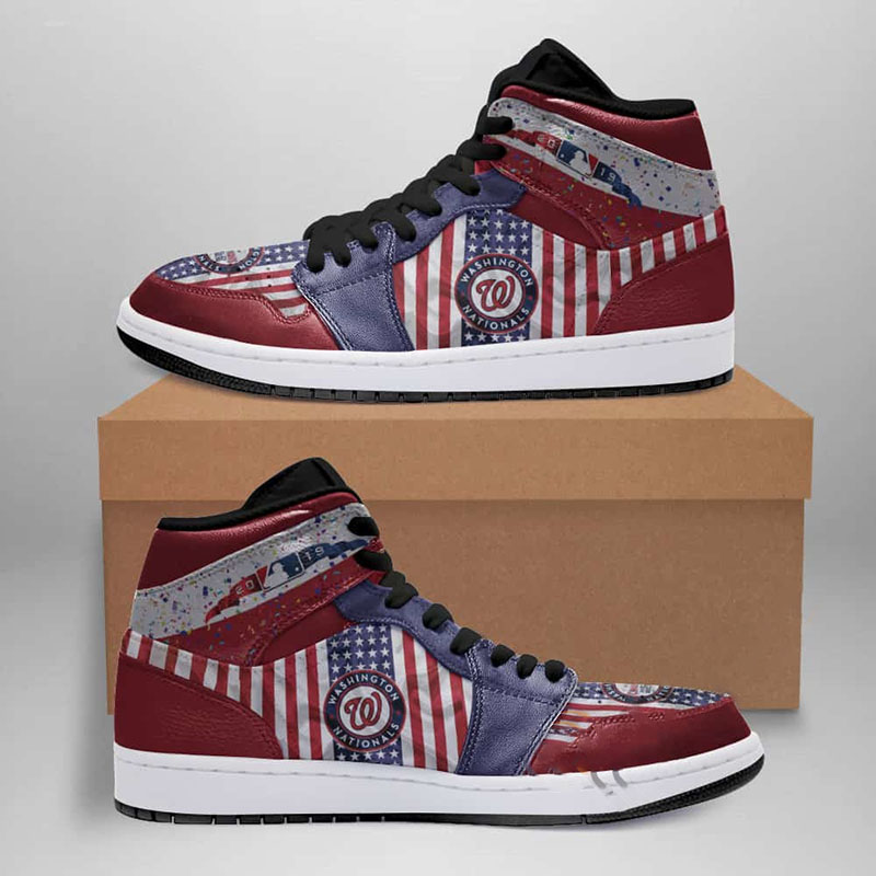Washington Nationals 2019 World Series Champions Custom Air Jordan Shoes