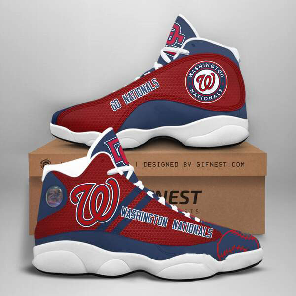 Washington Nationals Custom Air Jordan Shoes
