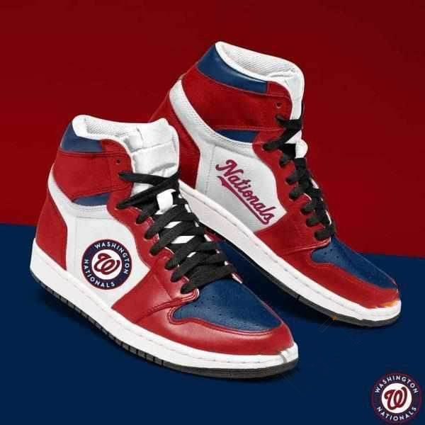 Washington Nationals Mlb Baseball Custom Air Jordan Shoes