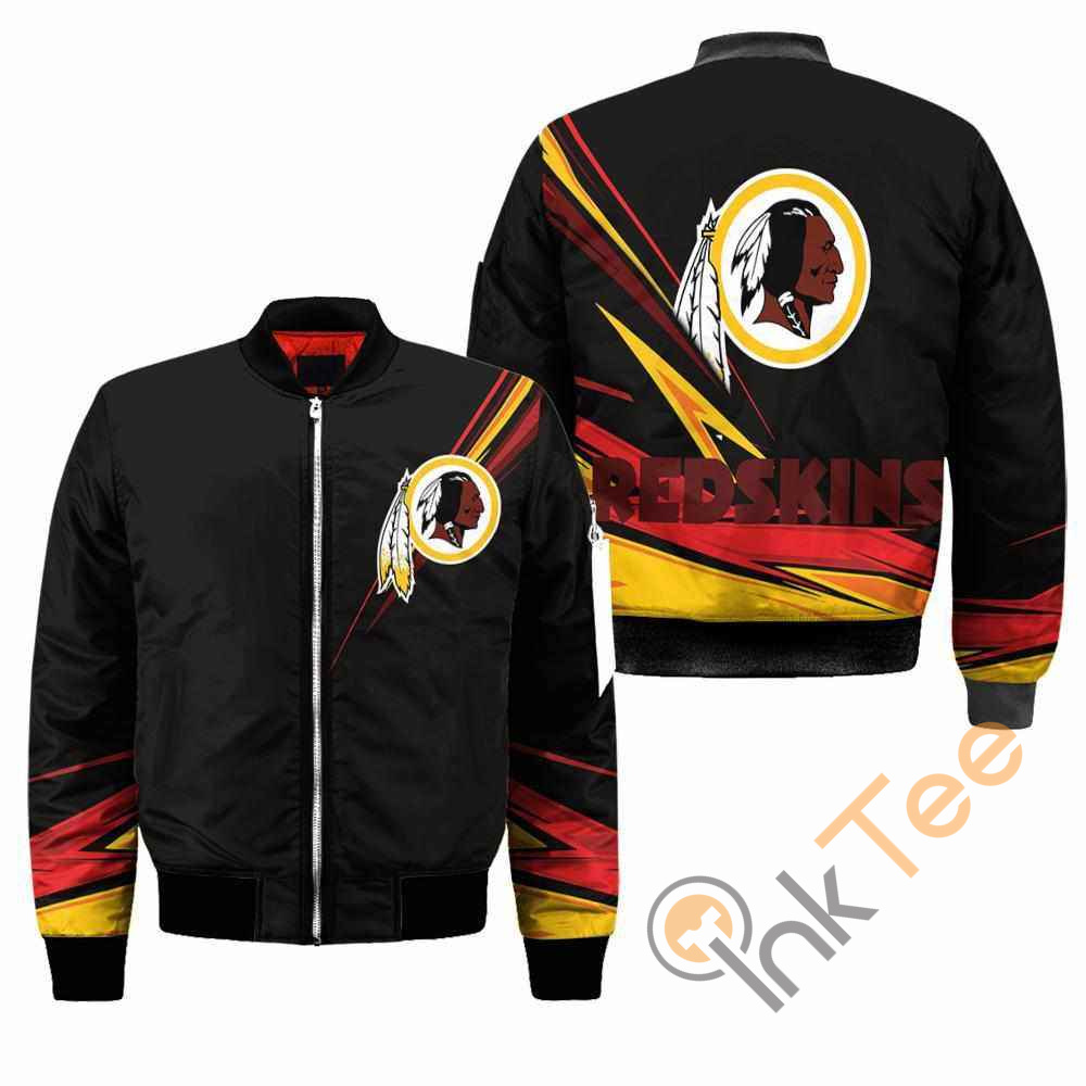 Washington Redskins NFL Black Apparel Best Christmas Gift For Fans Bomber Jacket