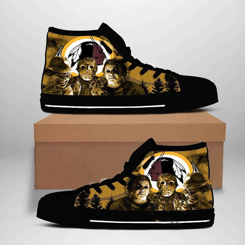 Washington Redskins Nfl Football High Top Shoes