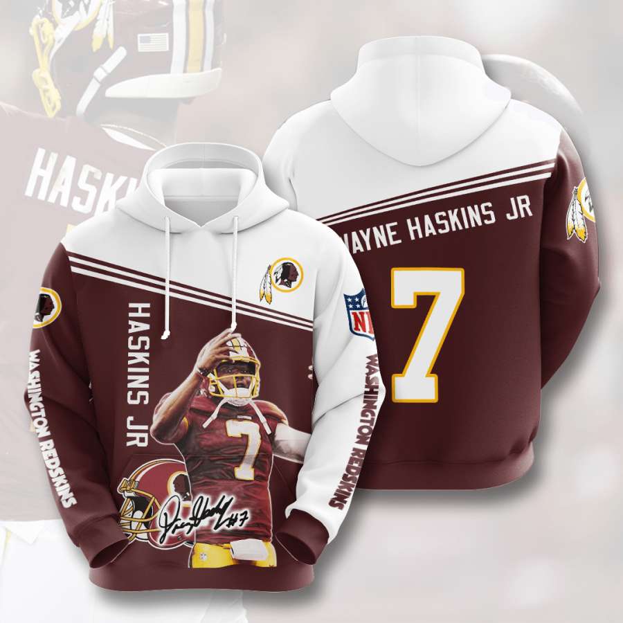 Washington Redskins Custom Hoodie 3D