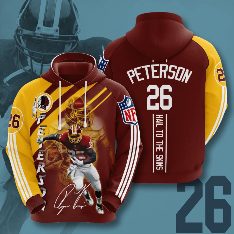 Washington Redskins Custom Hoodie 3D