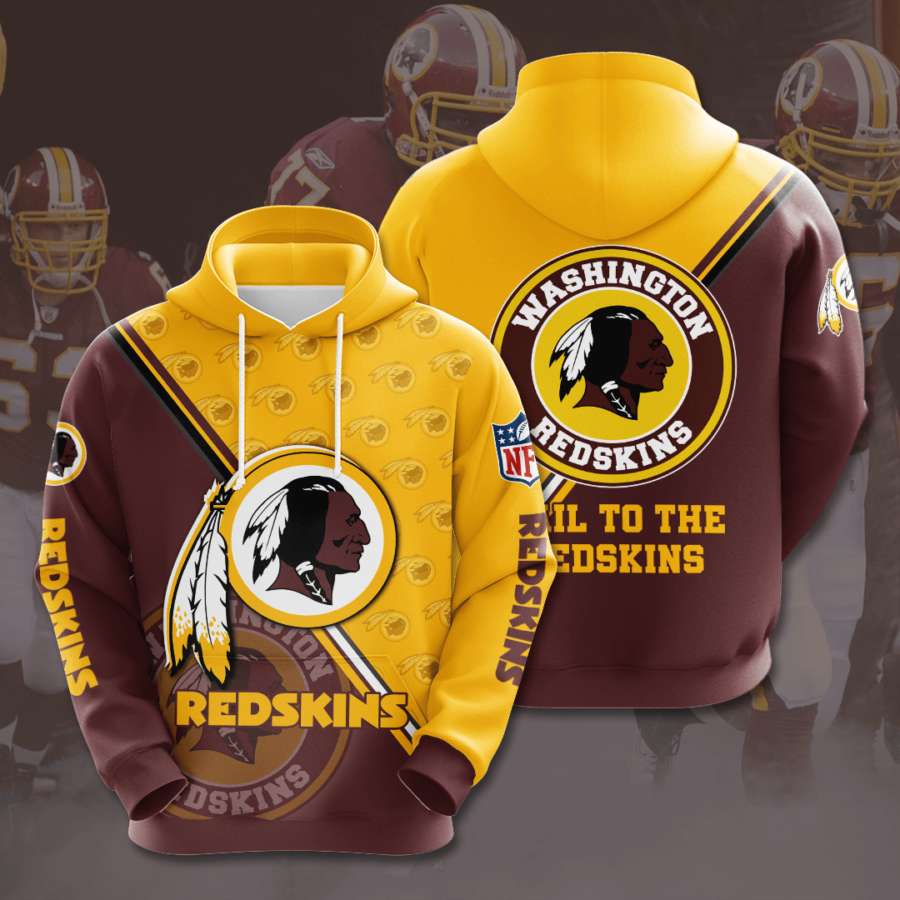 Washington Redskins Custom Hoodie 3D