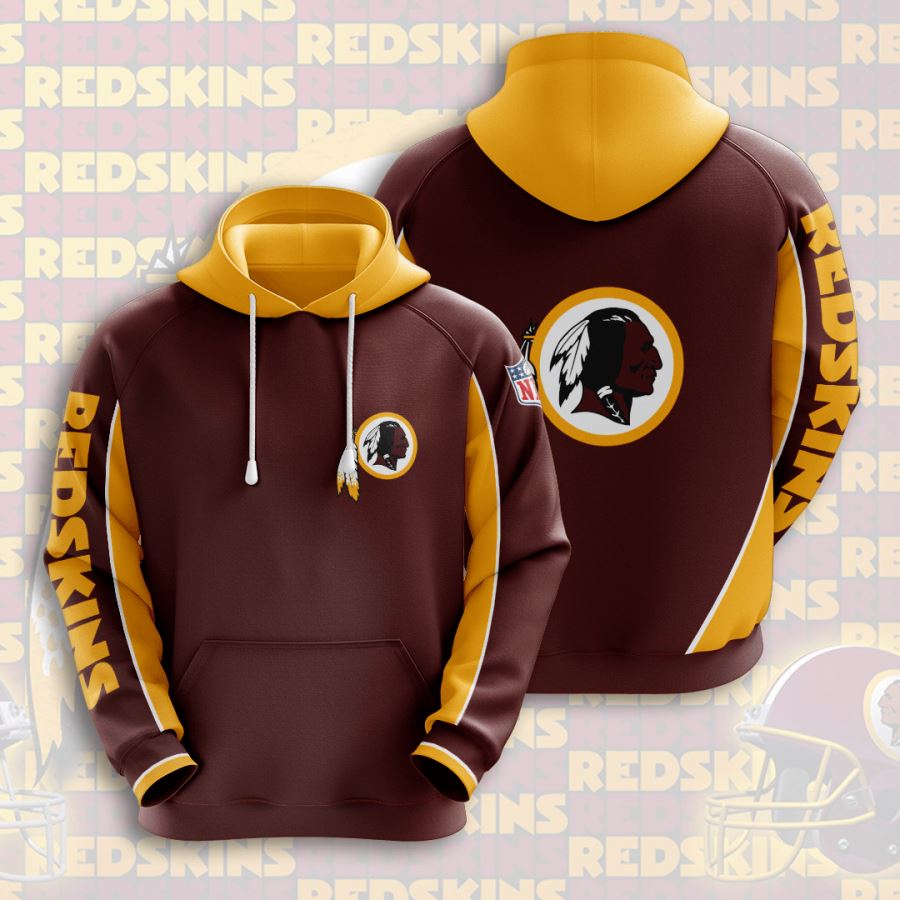 Washington Redskins Custom Hoodie 3D