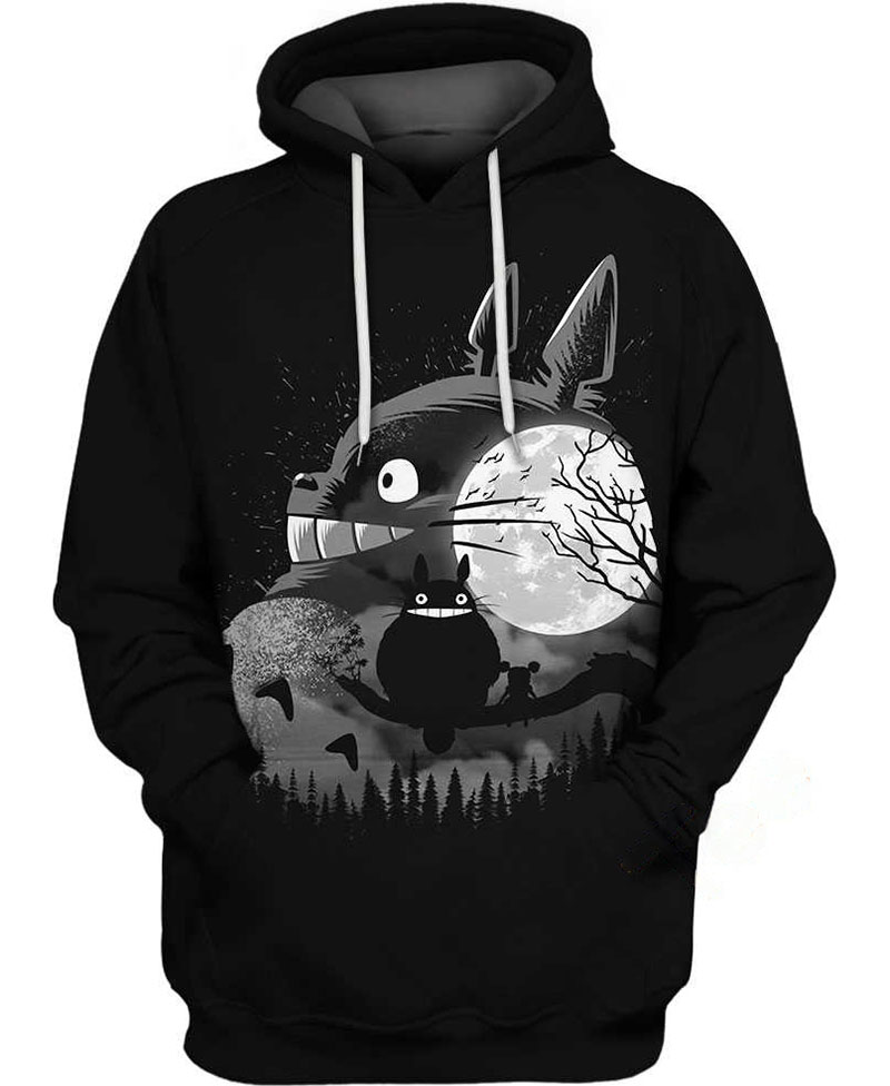 Watching The Moon Hoodie 3D