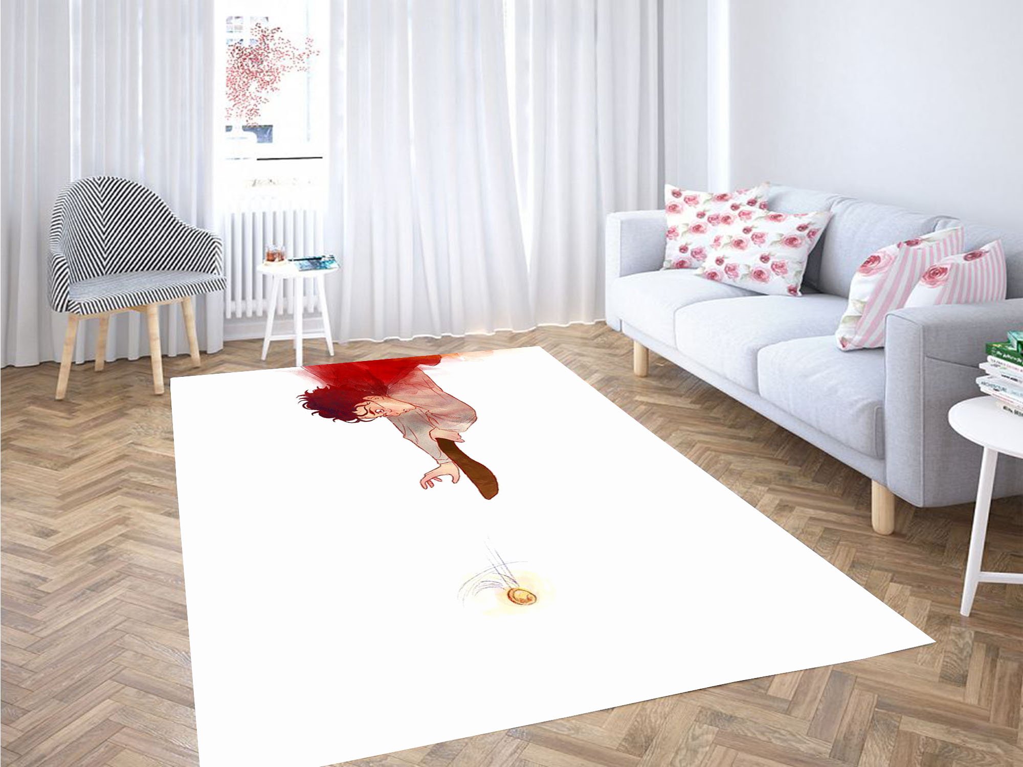 Water Color Harry Potter Carpet Rug