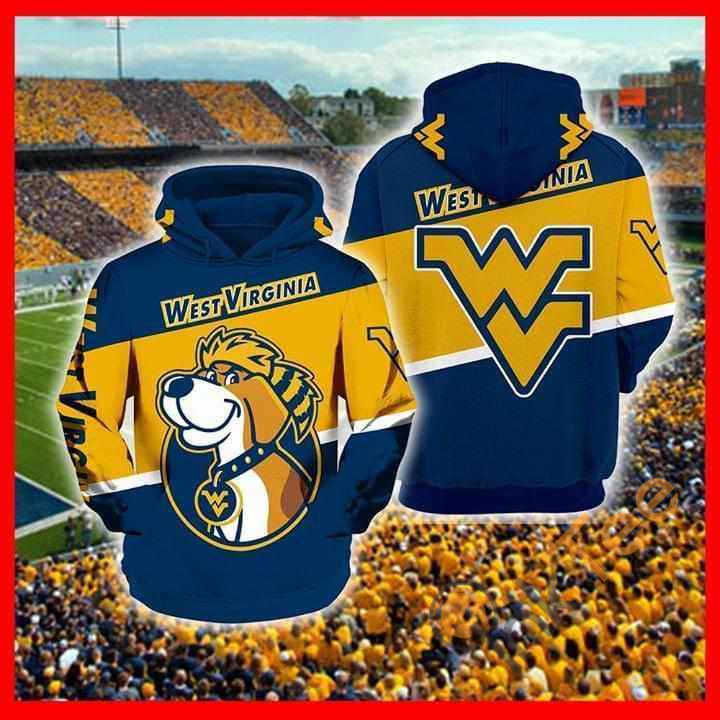 West Virginia Mountaineers Mascot Hoodie 3d