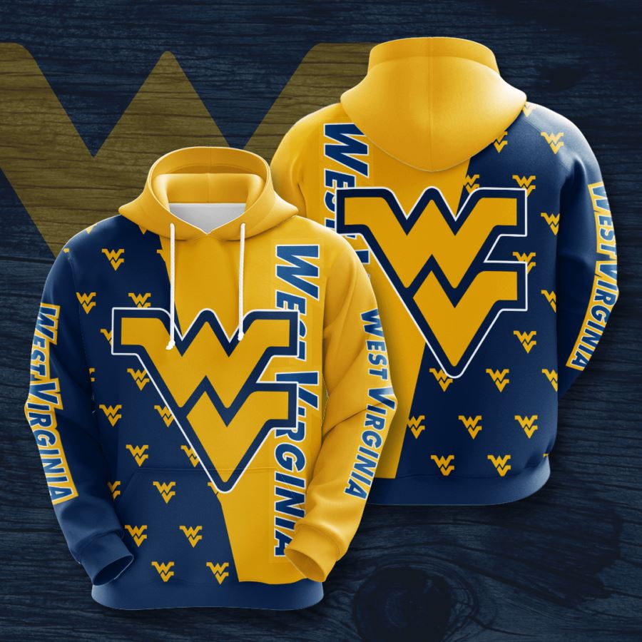West Virginia Mountaineers Custom Hoodie 3D