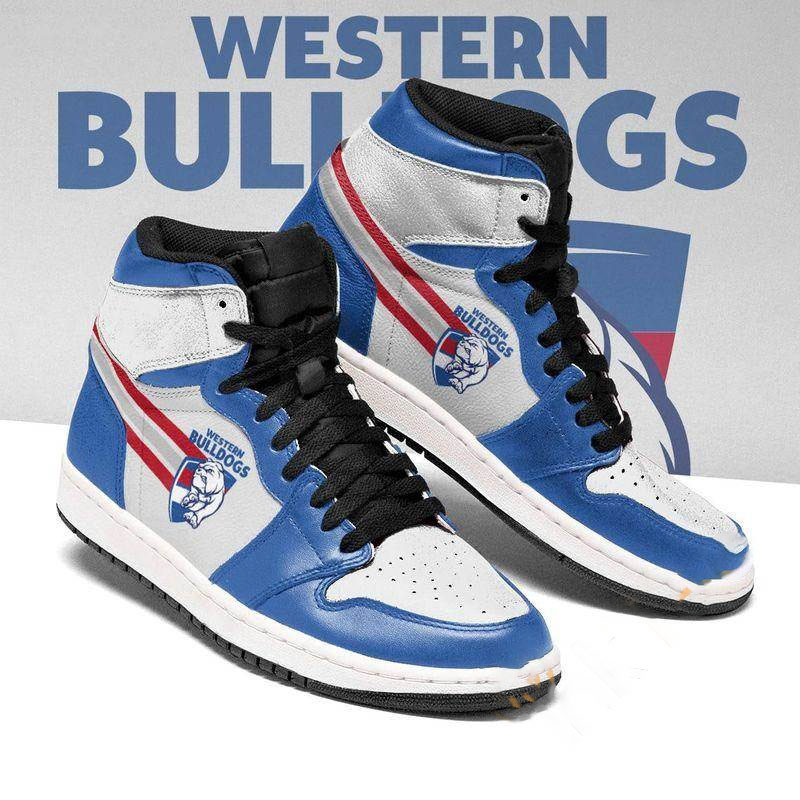 Western Bulldogs Afl Football Custom Sneaker Air Jordan Shoes