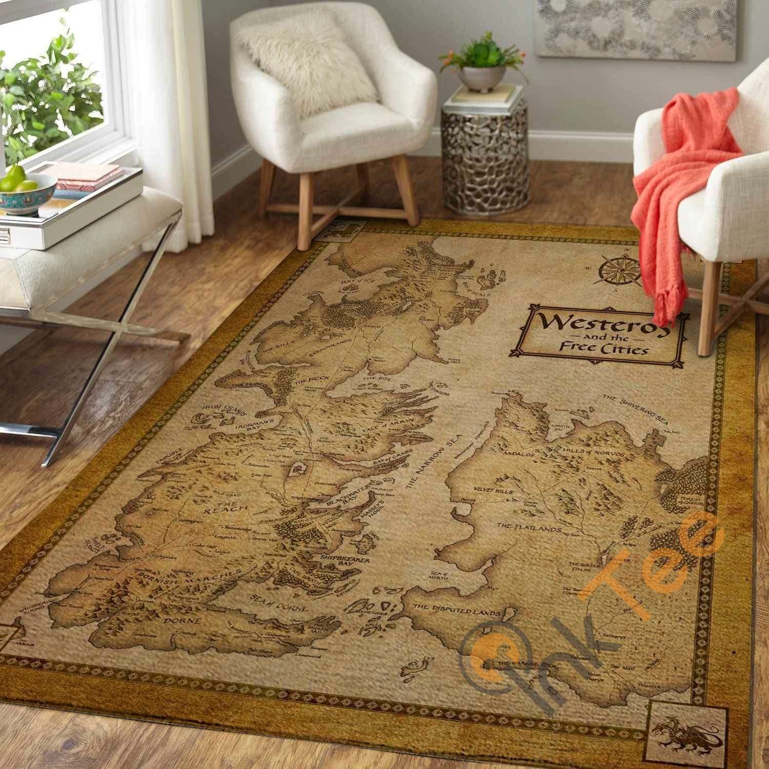 Westeros Map Area Rug