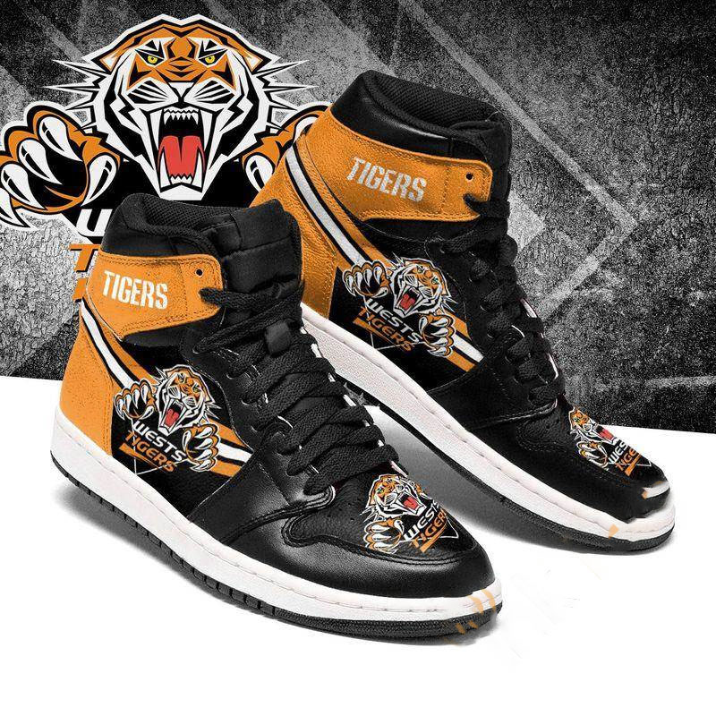 Wests Tigers Custom Sneaker Air Jordan Shoes