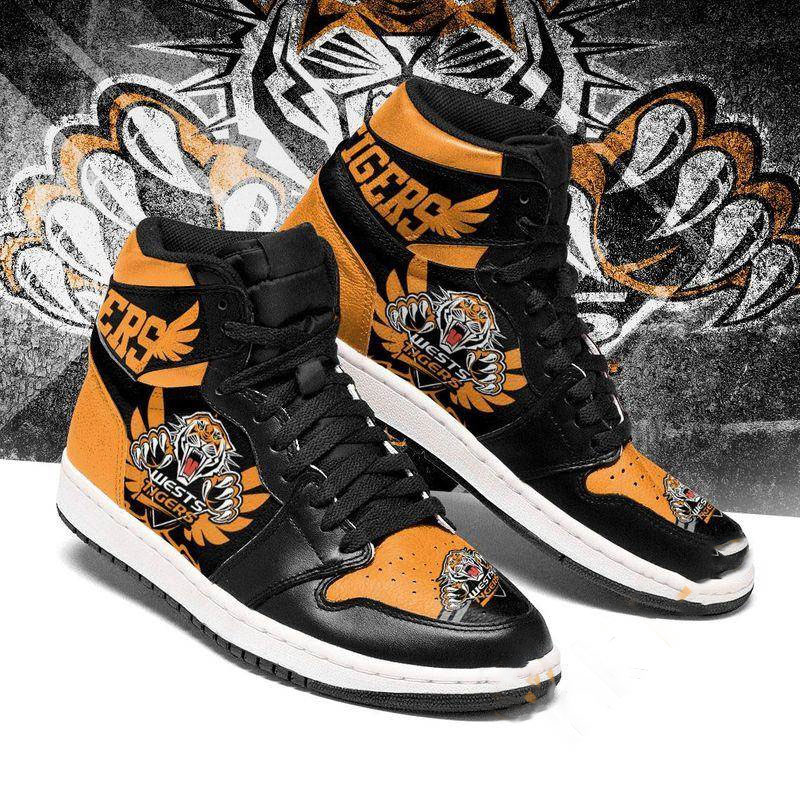 Wests Tigers Custom Sneaker Air Jordan Shoes