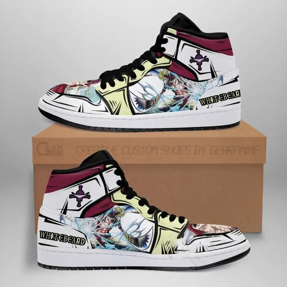 Whitebeard Gura Gura Skill One Piece Anime Amazon Air Jordan Shoes
