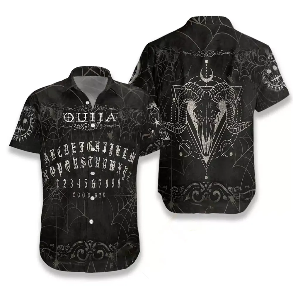Wicca Ouija Board Hawaiian shirts