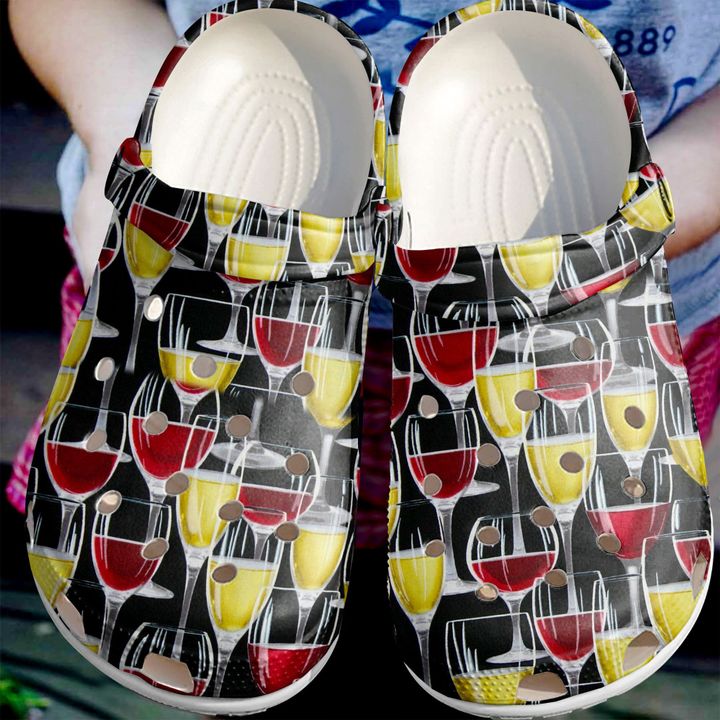 Wine Life Is Better With Crocs Clog Shoes