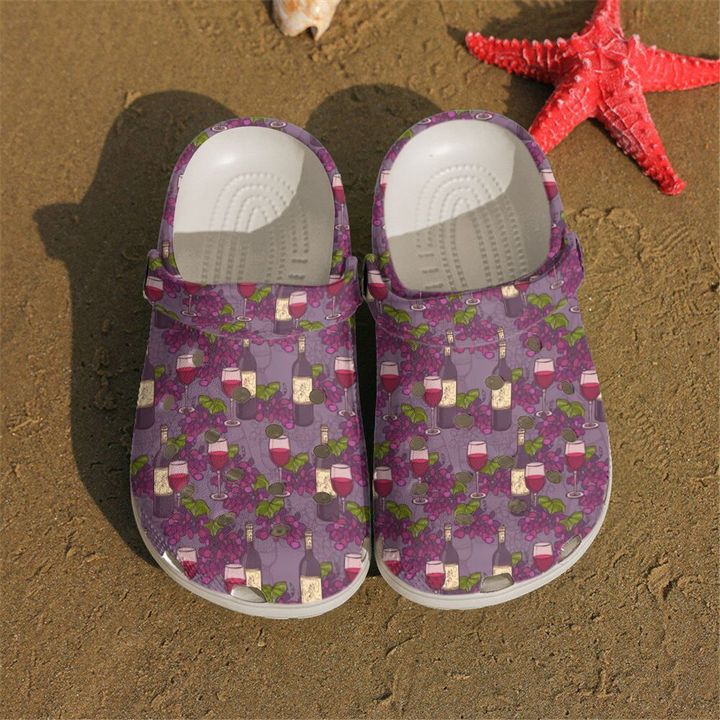 Wine Lover Crocs Clog Shoes