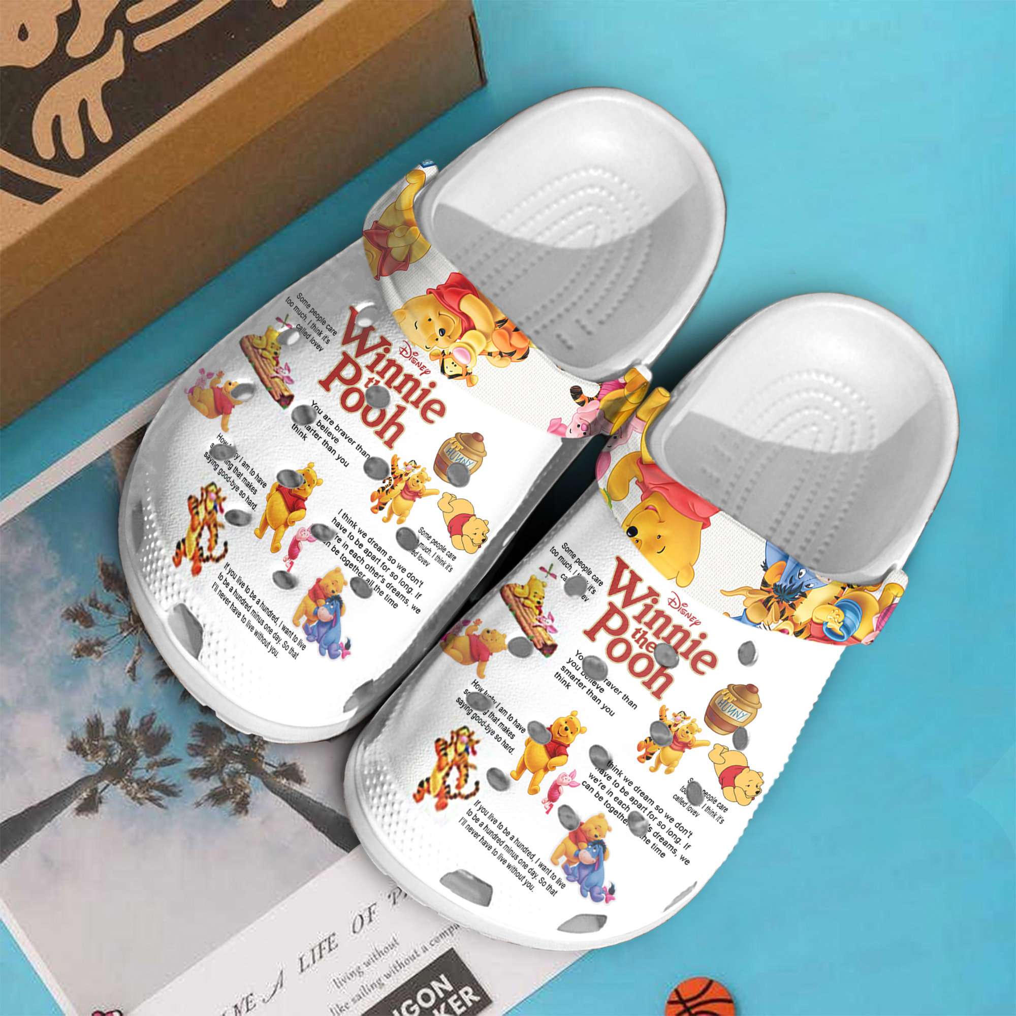 Winnie The Pooh Crocs Clog Shoes