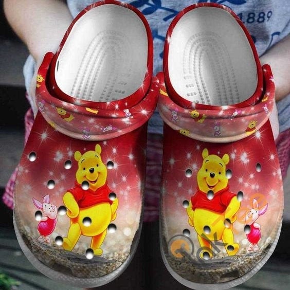 Winnie The Pooh Disney Bear Crocs Clog Shoes