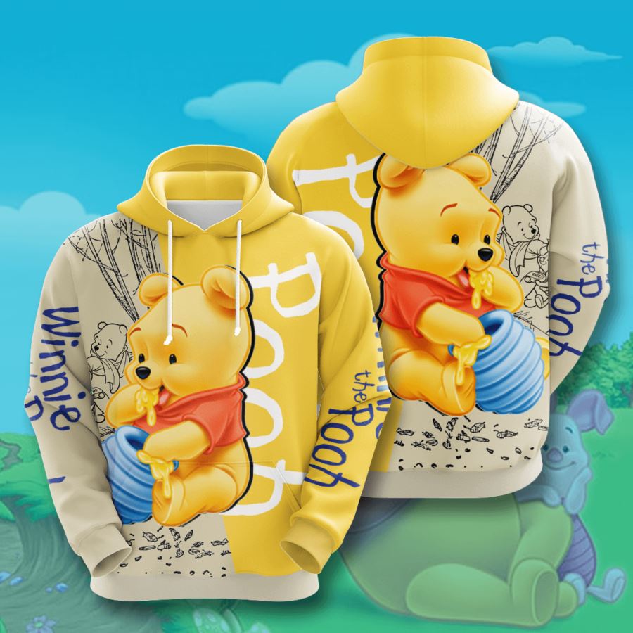 Winnie The Pooh Custom Hoodie 3D