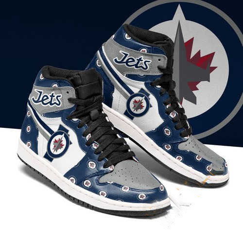 Winnipeg Jets High Top Jordan Custom Air Jordan Shoes