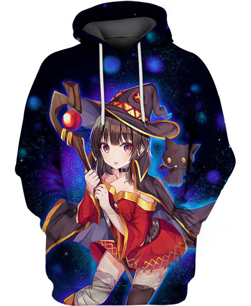 Witch Megumin Hoodie 3D