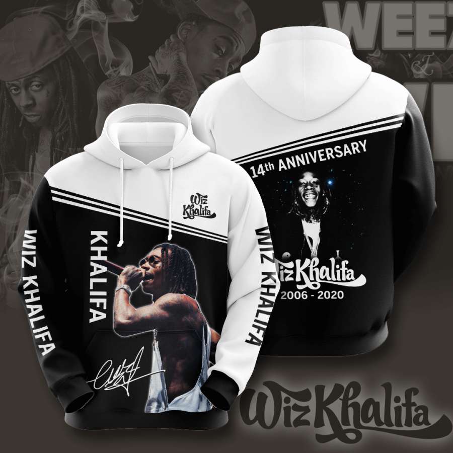 Wiz Khalifa Custom Hoodie 3D
