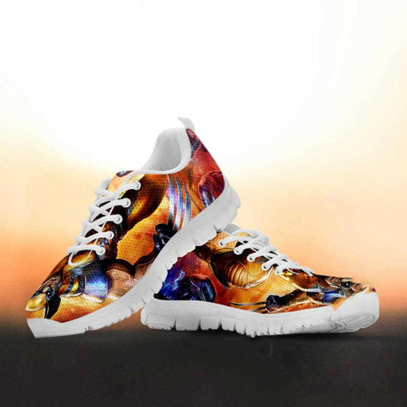 Wolverine Custom Painted Marvel Studio X-men Movie Running Nike Roshe Shoes