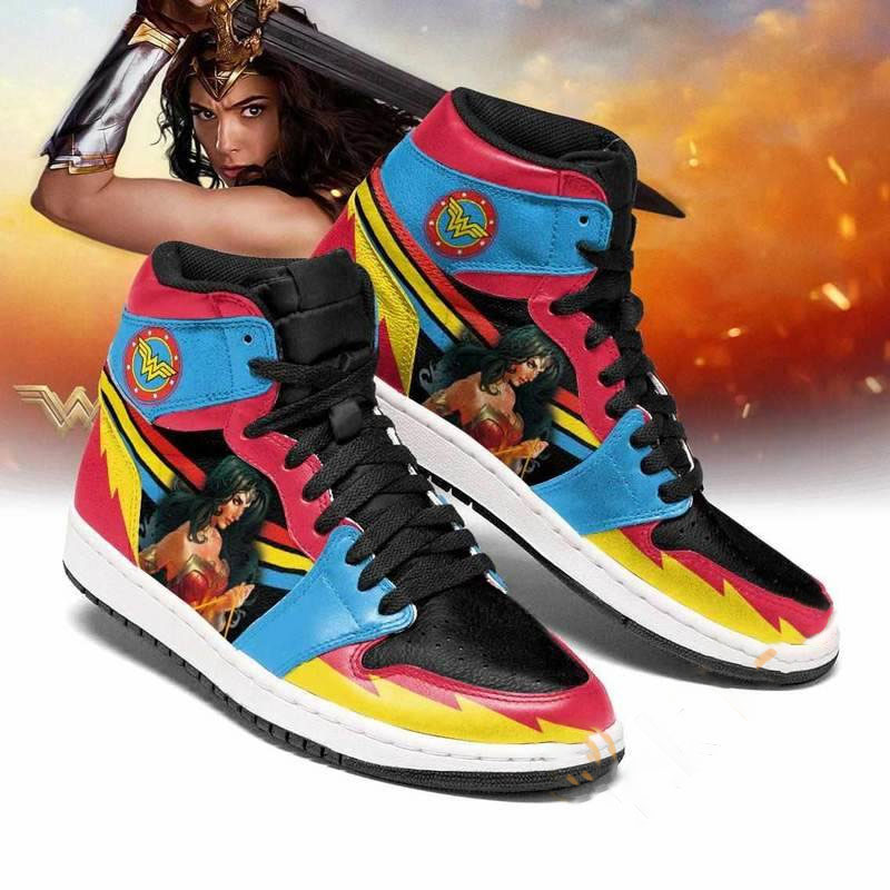 Wonder Woman Dc Comics Custom Air Jordan Shoes