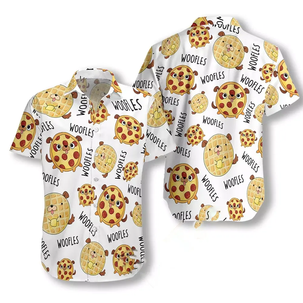 Woofles Pizza And Cake Hawaiian shirts