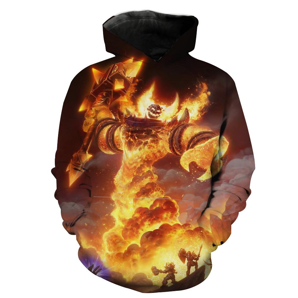 World Of Warcraft Classic Ragnaros Ragnaros Raid Hoodie 3D