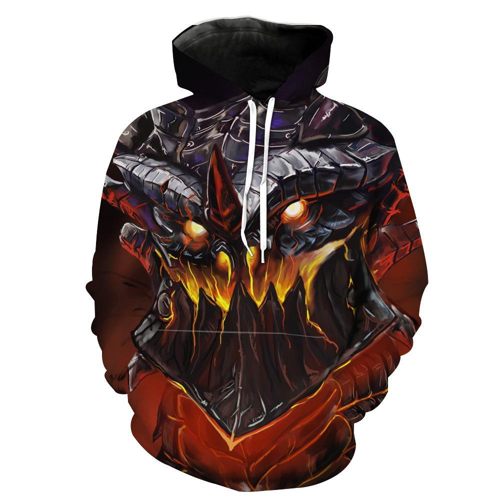 World Of Warcraft Deathwing Wow Hoodie 3D