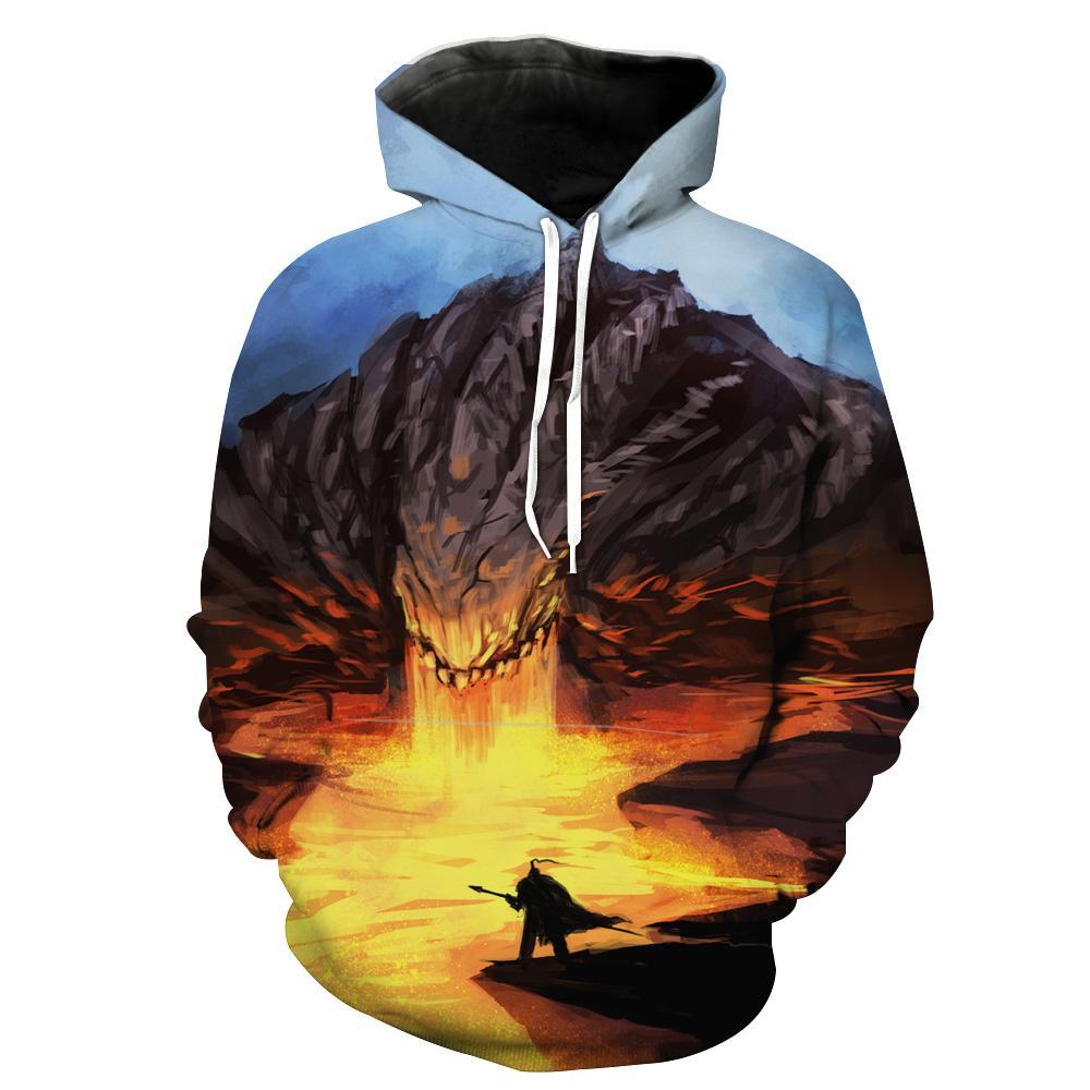 World Of Warcraft Molton Core Raid Epic Molten Core Hoodie 3D