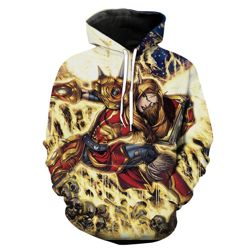 World Of Warcraft Paladin Wow Hoodie 3D