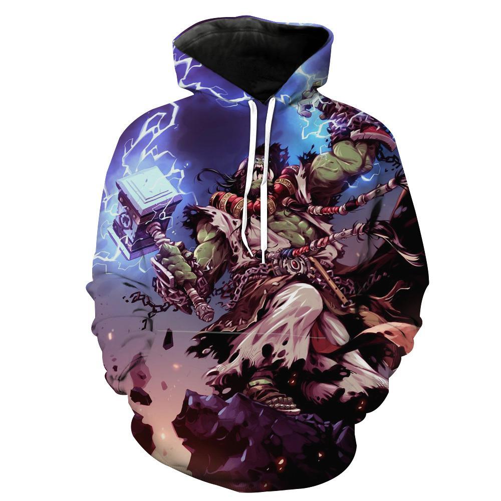 World Of Warcraft Thrall Comic Thrall Hoodie 3D