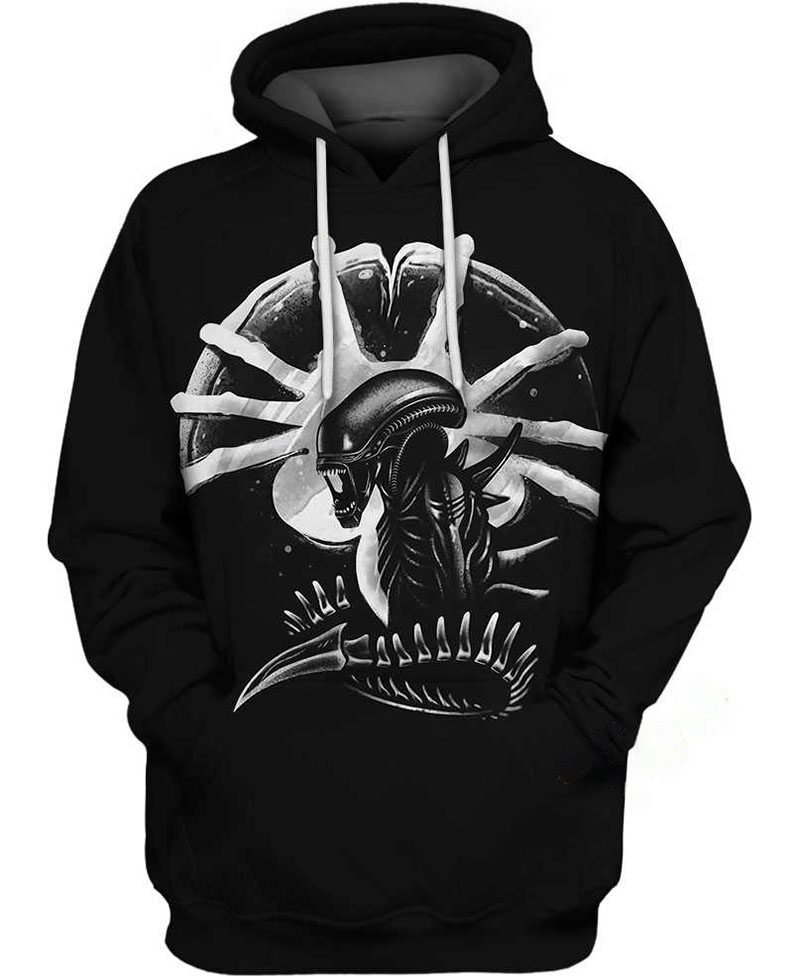 Xenomorphosis Alien Hoodie 3D