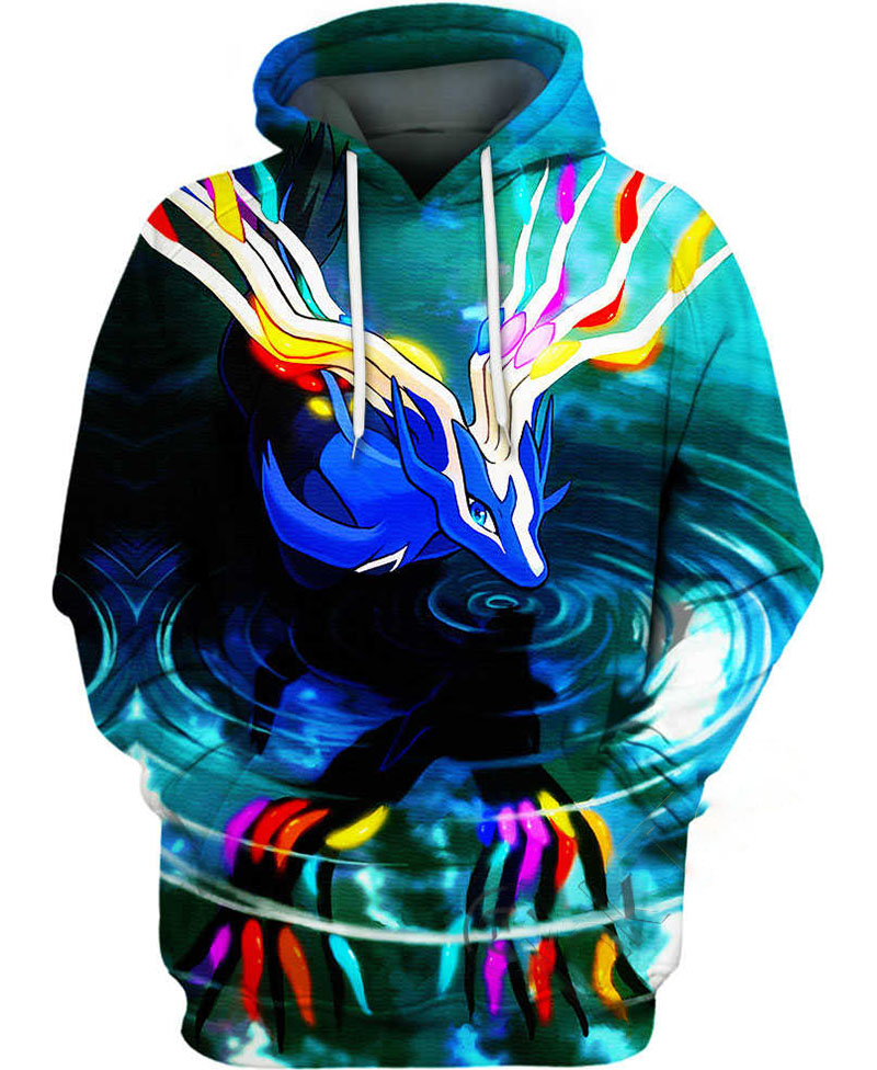 Xerneas Pokemon Hoodie 3D