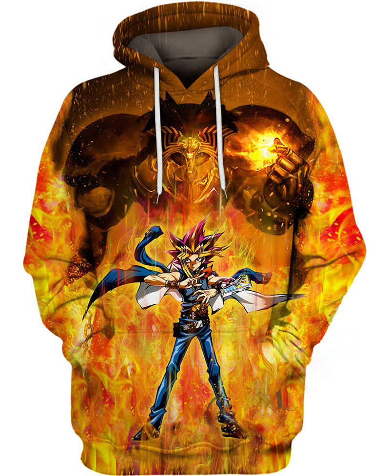 Yami Yugi And Exodia The Forbidden One Hoodie 3D