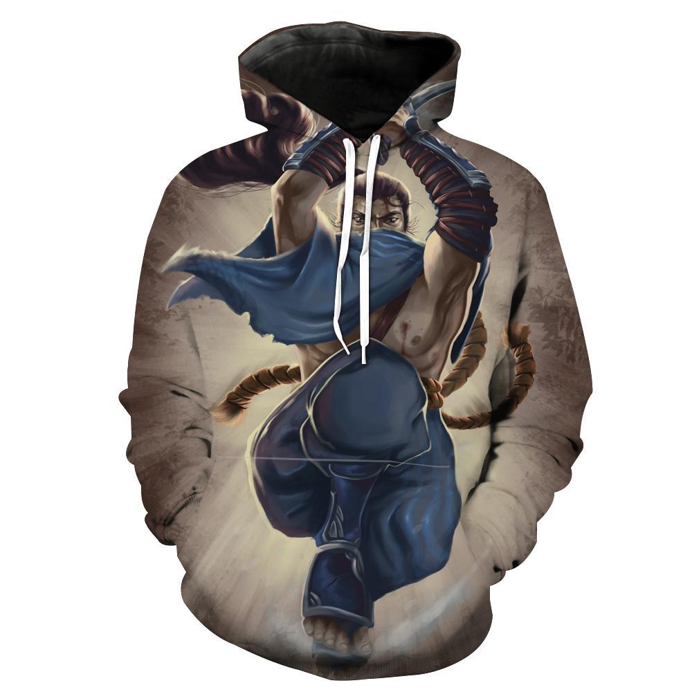 Yasuo League Of Legends Yasuo Hoodie 3D
