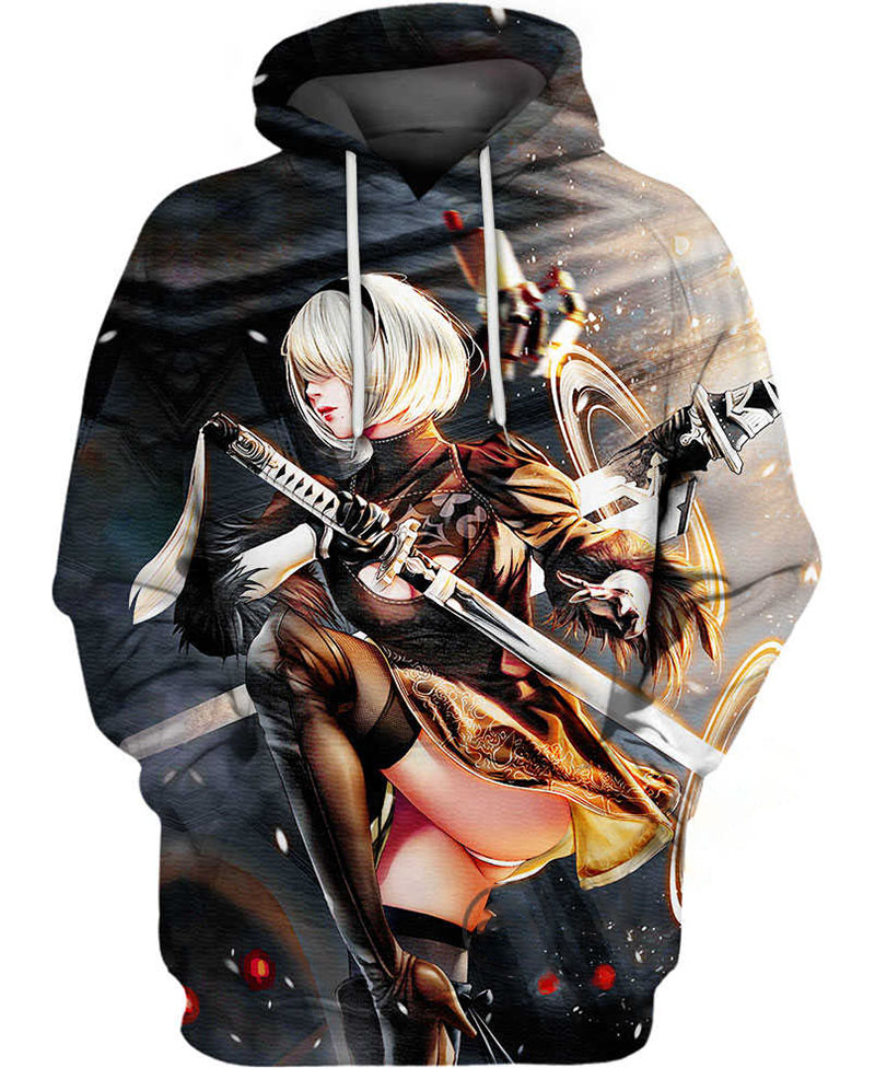Yorha No.2 Type B Hoodie 3D