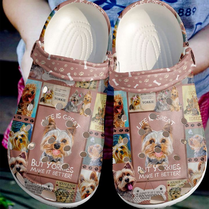 Yorkies Lover Crocs Clog Shoes