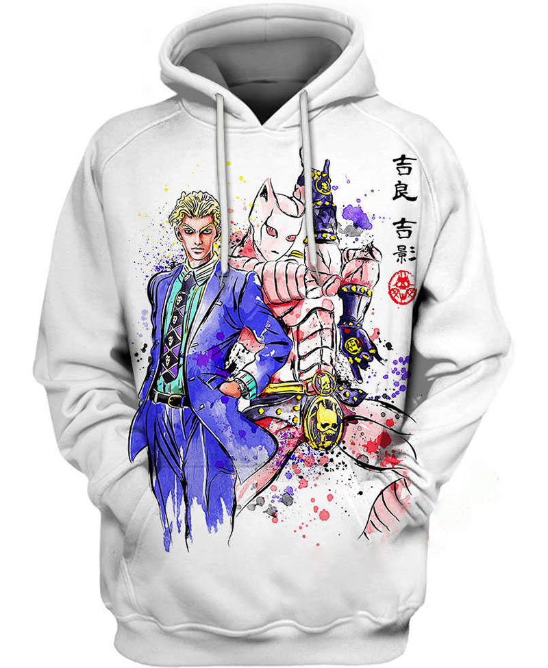 Yoshikage Kira Hoodie 3D