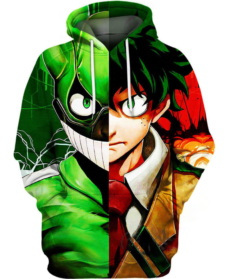 Young Hero Split Hoodie 3D