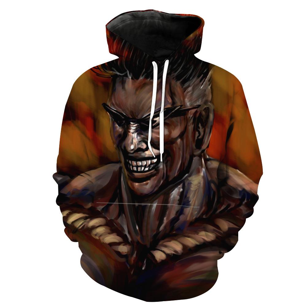 Younger Toguro Yu Yu Hakushos Hoodie 3D