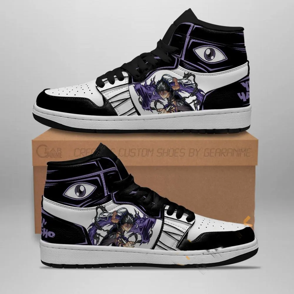 Yu Yu Hakusho Hiei High Top Anime Shoes Amazon Air Jordan Shoes