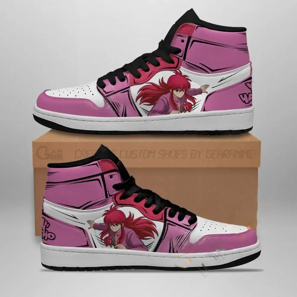 Yu Yu Hakusho Kurama High Top Anime Shoes Amazon Air Jordan Shoes