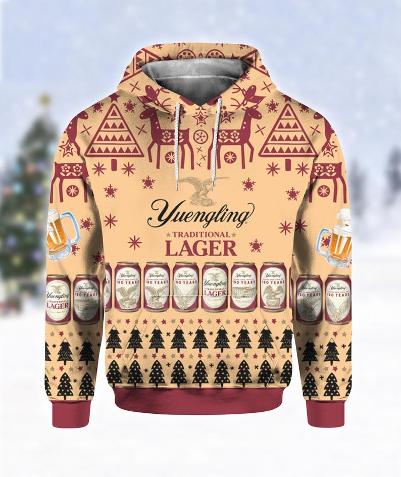 Yuengling Lager Beer Hoodie 3D